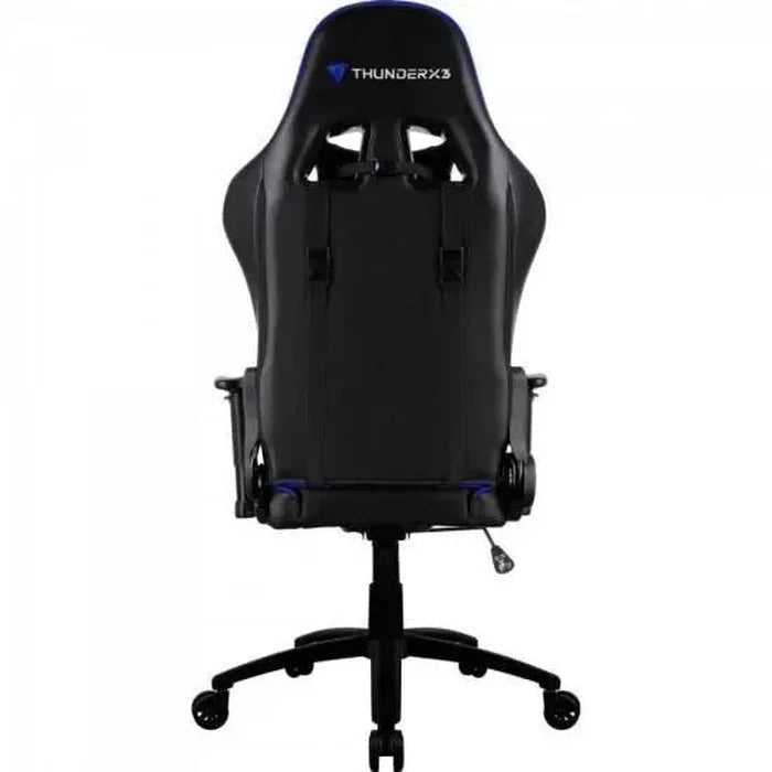 Cadeira Gamer Ergonômica Reclinável 180° com Braços 2D Preta e Azul