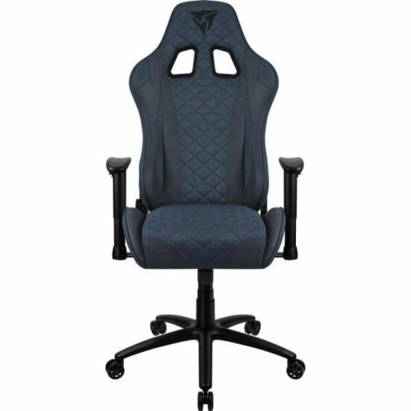 Cadeira Gamer Reclinável Tecido Azul com Apoio de Braços 2D TGC12 Loft