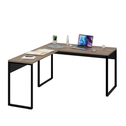 Mesa de Canto em L para Escritório 140x150cm Tampo 30mm
