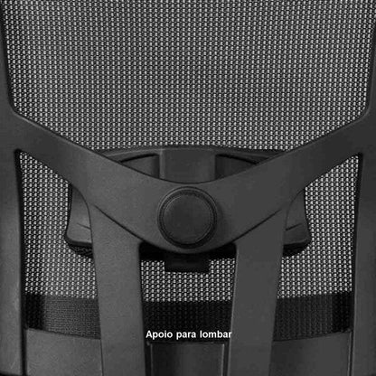 Cadeira Diretor Ergonômica NR17 com Tela Mesh e Base Giratória