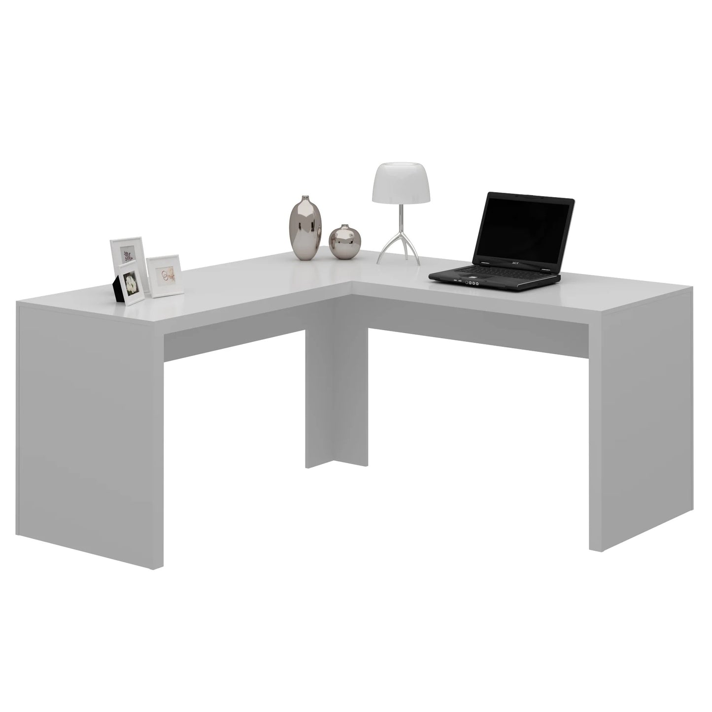Mesa para Escritório Angular em L 157,3x157,3cm ME4116