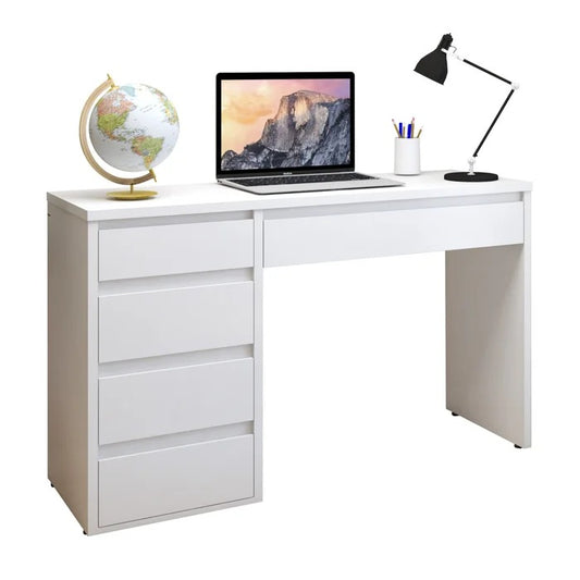 Escrivaninha 5 Gavetas 100% MDF Berlim Yescasa