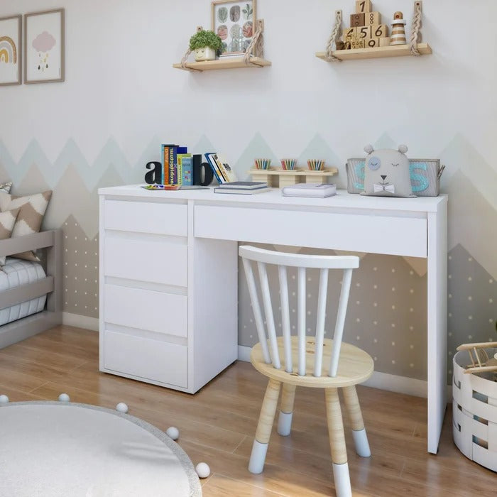 Escrivaninha 5 Gavetas 100% MDF Berlim Yescasa