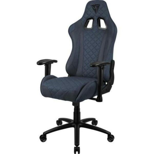 Cadeira Gamer Reclinável Tecido Azul com Apoio de Braços 2D TGC12 Loft