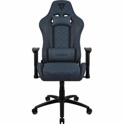 Cadeira Gamer Reclinável Tecido Azul com Apoio de Braços 2D TGC12 Loft