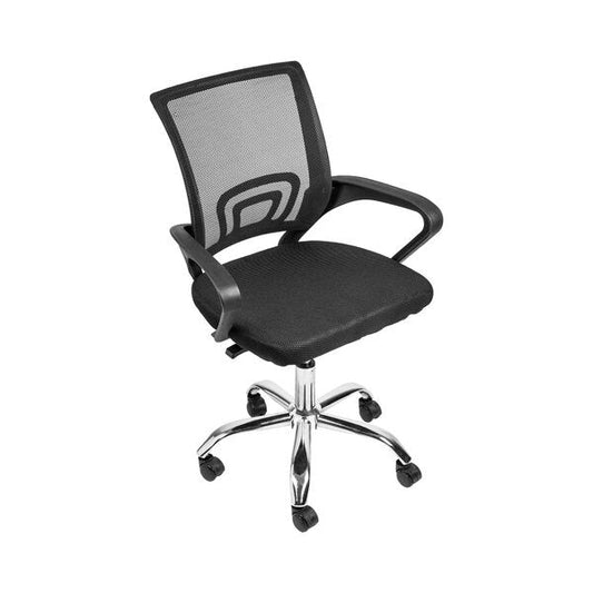 Cadeira Diretor TOK 3310 com Encosto Mesh e Base Cromada