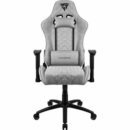 Cadeira Gamer Reclinável Tecido Cinza com Apoio de Braços 2D TGC12 Loft